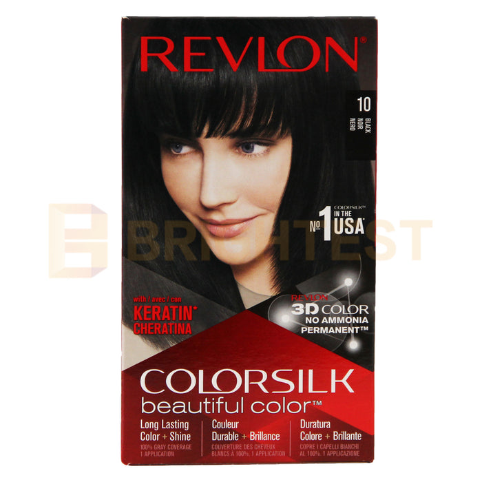 Revlon Colorsilk Permanent Hair Colour Color Dye Cream Grey Coverage Shine Easy