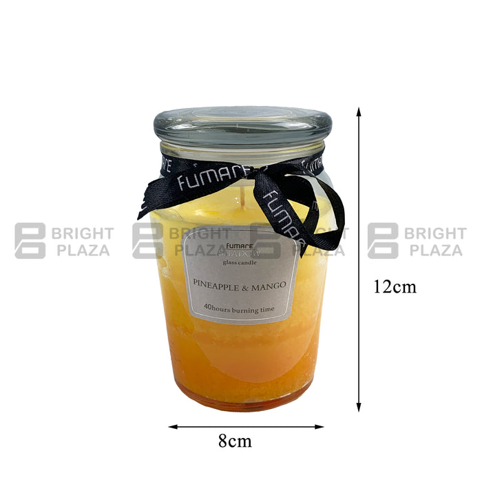 40 Hours Scented Candle in Glass Jar With Lid Cup Candles Weddings Gift Home Décor