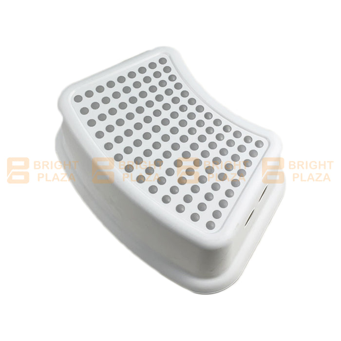 Portable Single Step Stool Plastic Ladder Kitchen Bathroom Kids Toilet Training Non-Slip