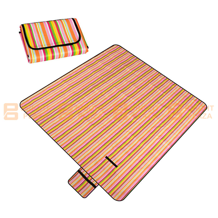 Waterproof Picnic Blanket Soft Rug Mat Outdoor Camping Beach Foldable 200x145cm