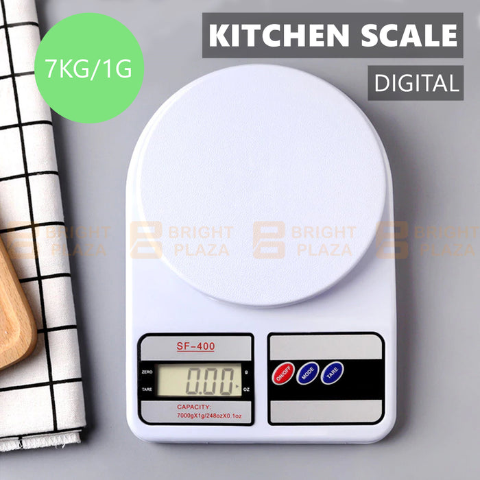 Electronic Digital Kitchen Scale Kitchen Food Weighing Weight Postal Scales 7KG