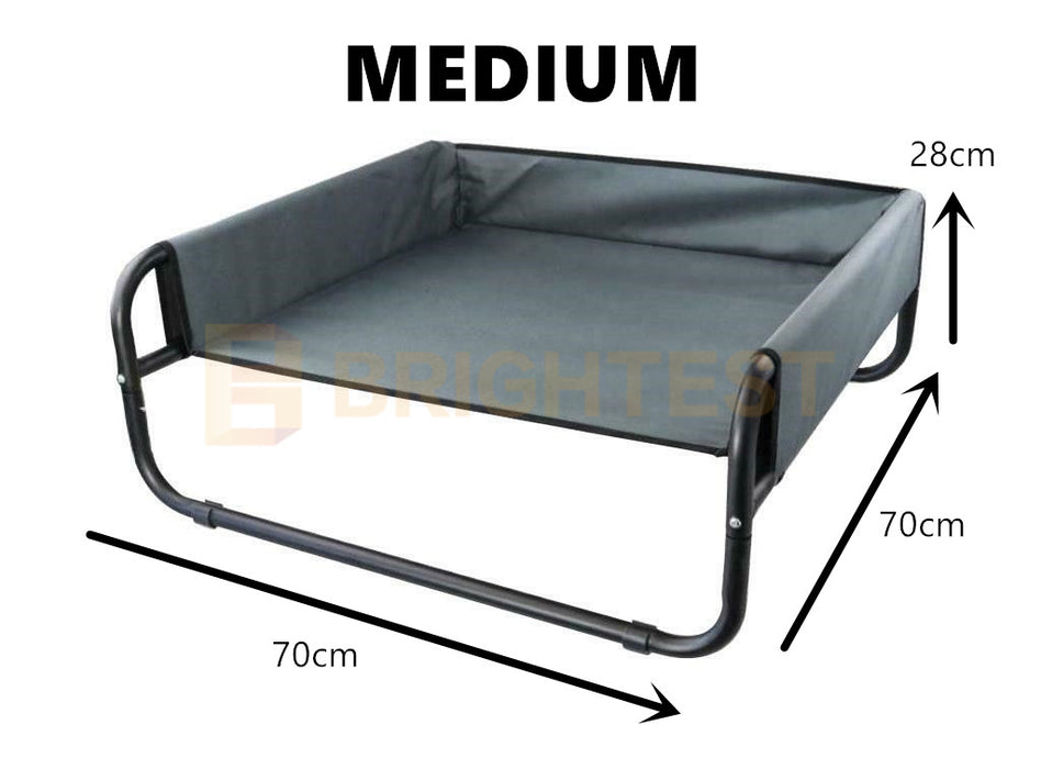 Elevated Walled Suspension Pet Bed Dog Puppy Cat Trampoline Hammock Heavy Duty