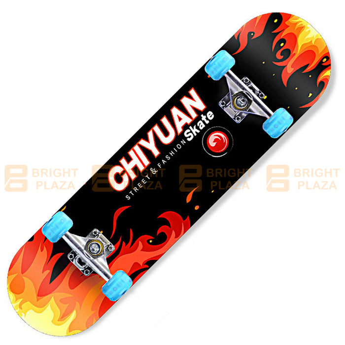 Kids Teenagers Skateboard Complete Set Up Beginner to Pro Boards Light Up Wheels
