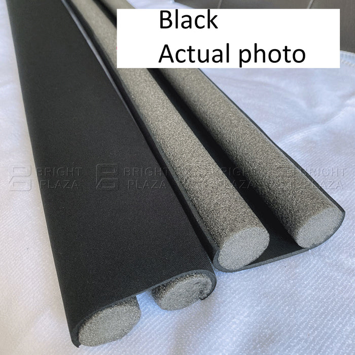 2PK Double Sided Door Snake Air Draft Wind Dust Stopper Weather Seal Sealing Strip