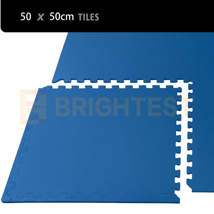 12PCS Interlocking Foam Flooring Heavy Duty Eva Mats Tiles Gym Garage Kids Puzzle