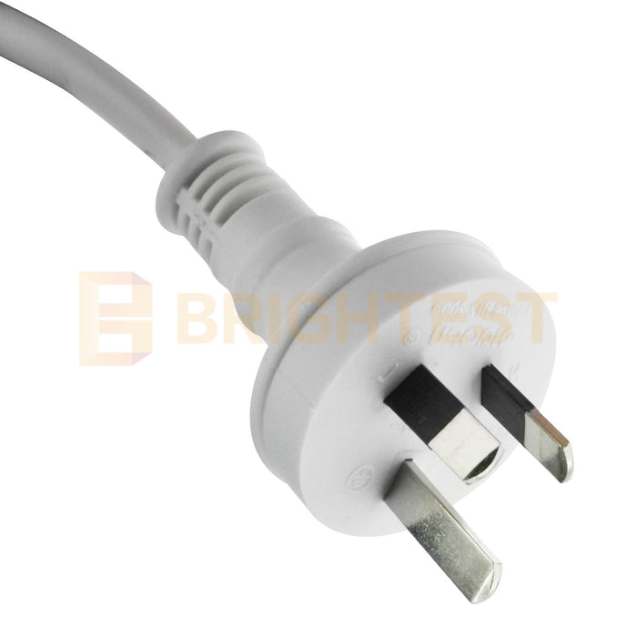 3M/5M/7M/10M Mains Power Extension Cord Lead Aus 3-Pin Plug 240V White Cable