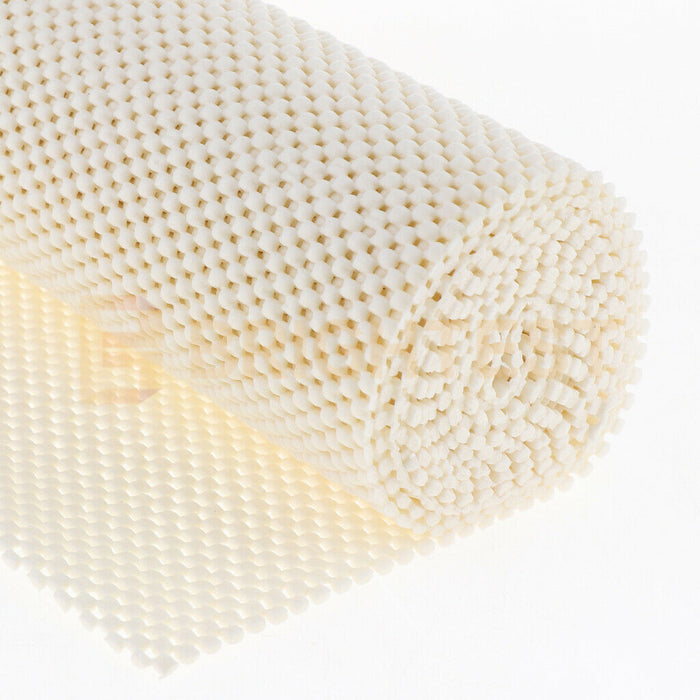 2pcs Anti Non Slip Drawer Liner Mat Grip Roll Matting Cabinet Kitchen 200cm x 45cm