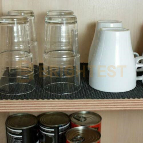 2pcs Anti Non Slip Drawer Liner Mat Grip Roll Matting Cabinet Kitchen 200cm x 45cm