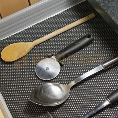 2pcs Anti Non Slip Drawer Liner Mat Grip Roll Matting Cabinet Kitchen 200cm x 45cm