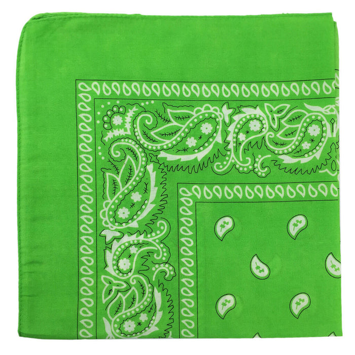 30PCS BANDANA Paisley Head Wrap 100% Cotton Bandanna Scarf Headwrap Durag