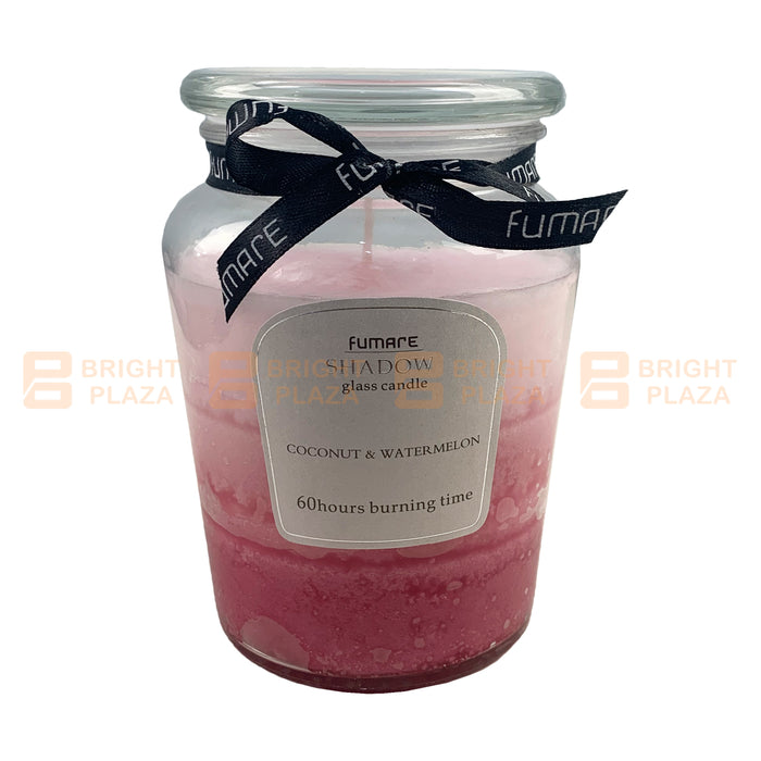 60 Hours Scented Candle in Glass Jar With Lid Cup Candles Weddings Gift Home Décor