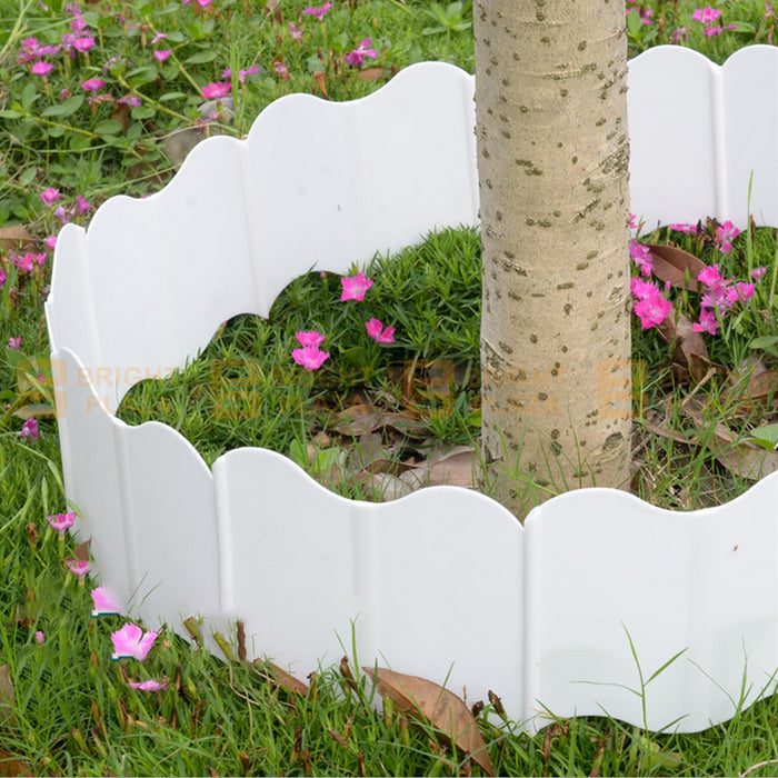 20pk Plastic Garden Edging Panels Outdoor Plant Lawn Yard Flower Border Fence Décor