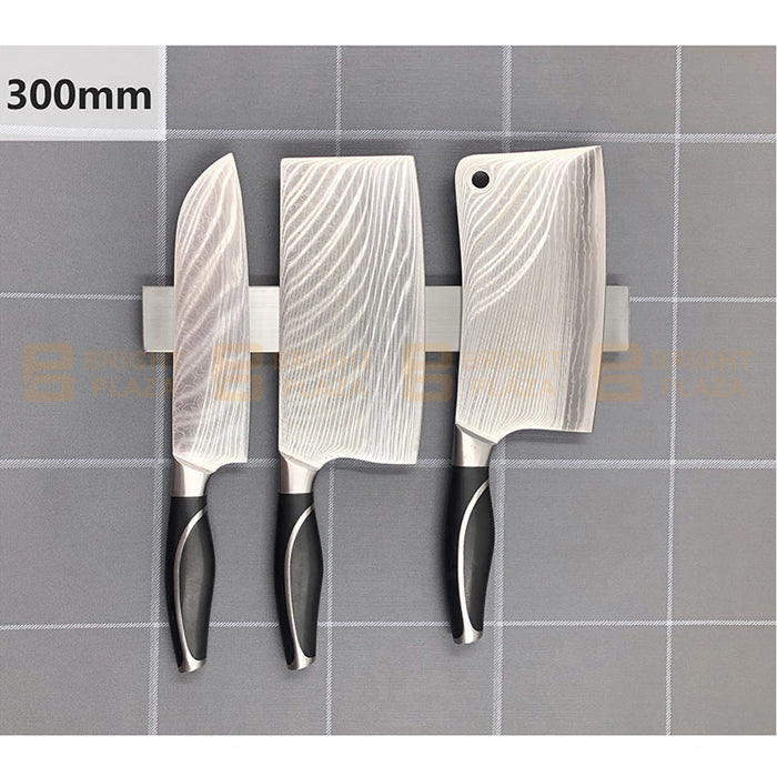 Magnetic Wall Mount Knife Storage Holder Utensil Rack Shelf Kitchen Chef Tool