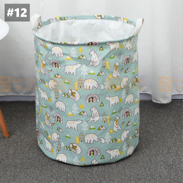 Collapsible Laundry Hamper Basket Storage Clothes Bag Washing Bin Toy Organiser