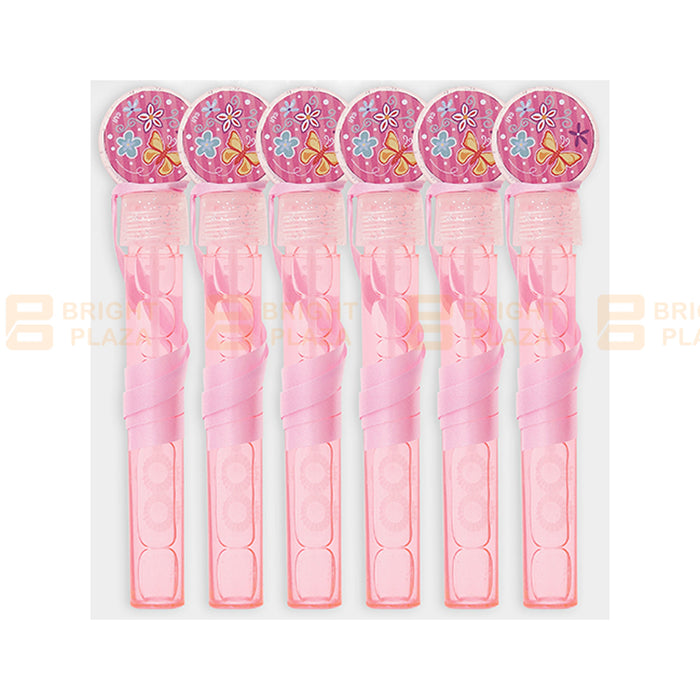 6 x Mini Bubbles & Wands Unicorn Pink Blue Birthday Party Favours Loot Treat Bag