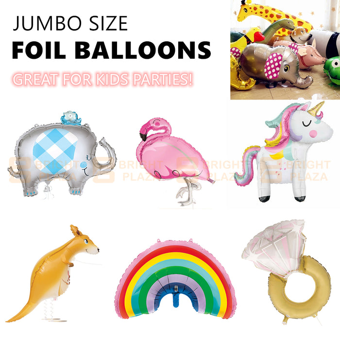 Large Foil Balloon Kids Birthday Party Jumbo Balloons Decoration Unicorn Animal Llama