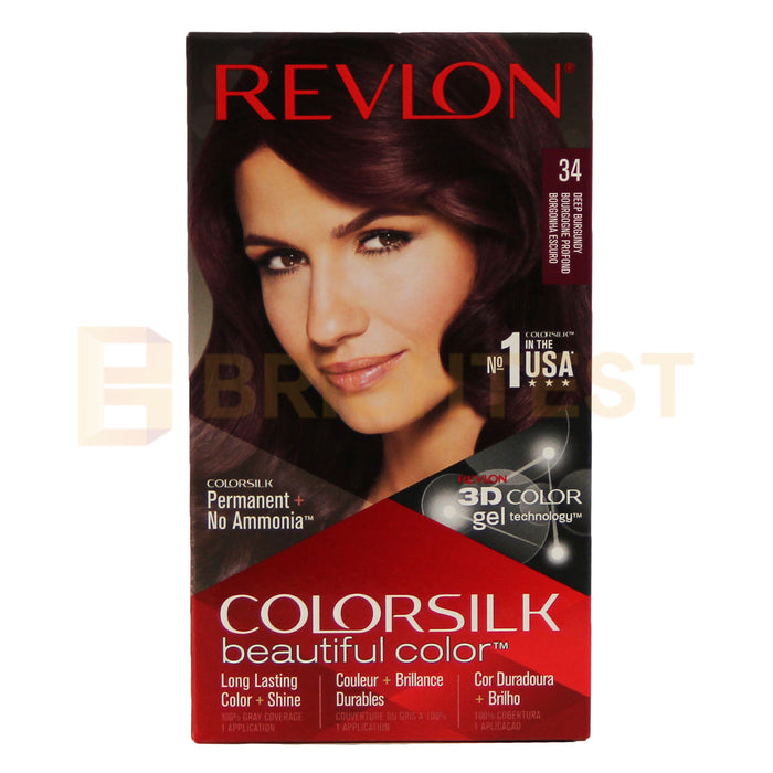 Revlon Colorsilk Permanent Hair Colour Color Dye Cream Grey Coverage Shine Easy