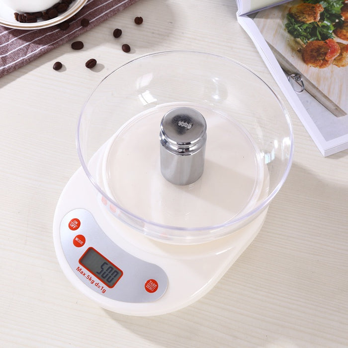 5kg/1g Electronic Digital Kitchen Scale Postal Scales Food Weighing Balance LCD