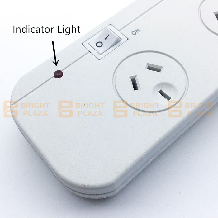 4/6 Way Outlet Power Board Powerboard Sockets With Individual Switch Power Point