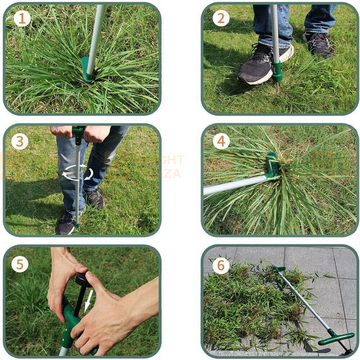Garden Weed Puller Weeder Twister Easy Twist Pull Lawn Root Remover Killer Tool Claw