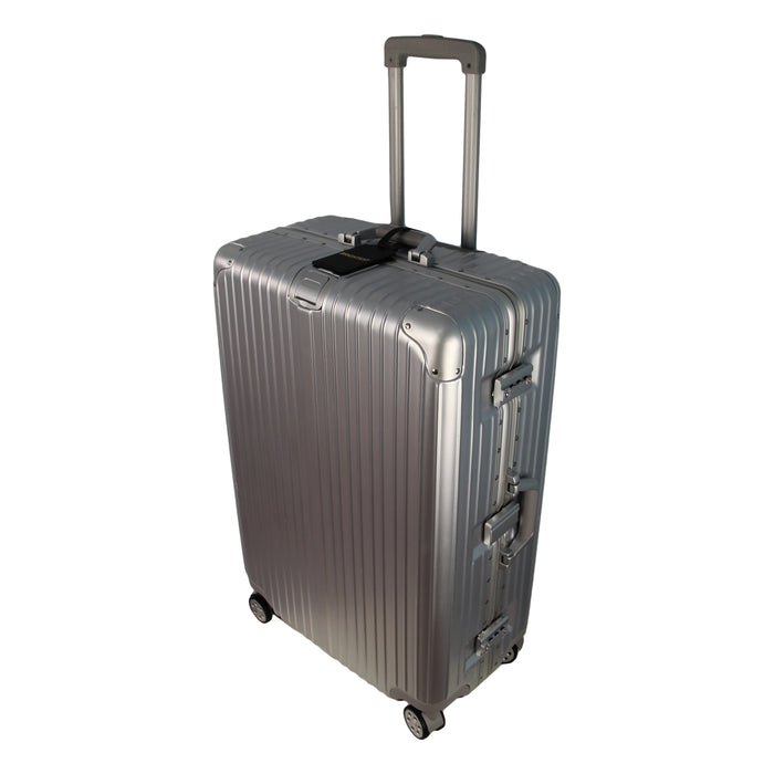 Aluminium Frame Hardcase Suitcase Large 29” Travel Bag Luggage Trolley Light