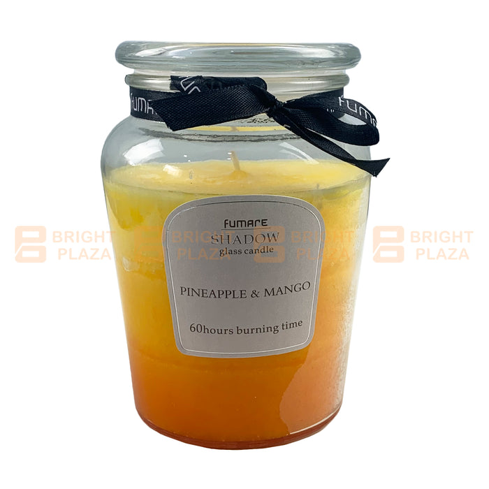 60 Hours Scented Candle in Glass Jar With Lid Cup Candles Weddings Gift Home Décor