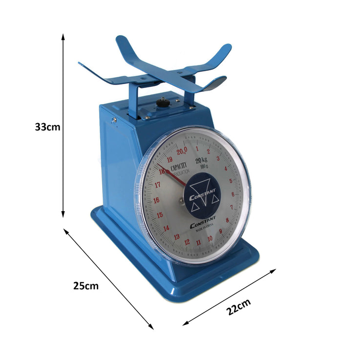 Vintage Mechanical Kitchen Scale Food Weighing Dial Scale Retro Postal 20kg