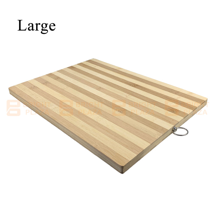 Bamboo Chopping Board For Kitchen Serving Cutting Boards Wooden Food Prep Hook