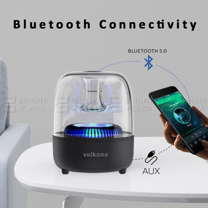 Portable Wireless Bluetooth Speaker Stereo Loud Music FM Radio TWS USB LED Lights
