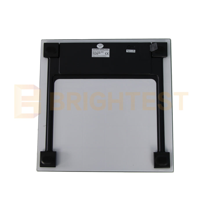 150kg Electronic Digital LCD Glass Body Bathroom Scale Gym Weight Scales