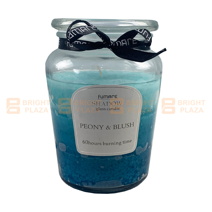 60 Hours Scented Candle in Glass Jar With Lid Cup Candles Weddings Gift Home Décor