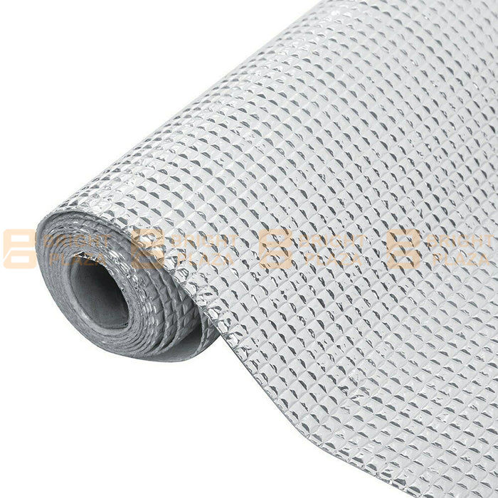 Kitchen Shelf Drawer Liner Aluminium Foil Mat Non-Adhesive Roll Oil-Proof 45 x 200cm