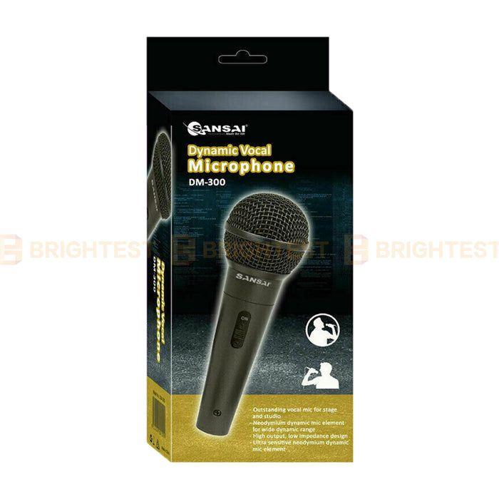 Dynamic Professional Vocal Microphone Corded Mic Handheld Karaoke Stage Studio