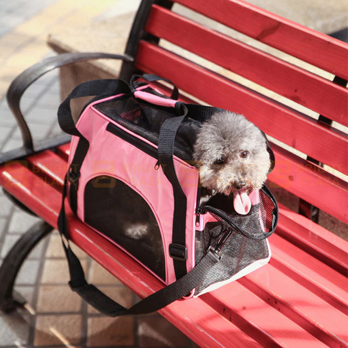 Pet Carrier Portable Cat Dog Travel Hand Shoulder Bag Tote Puppy Comfort Cage