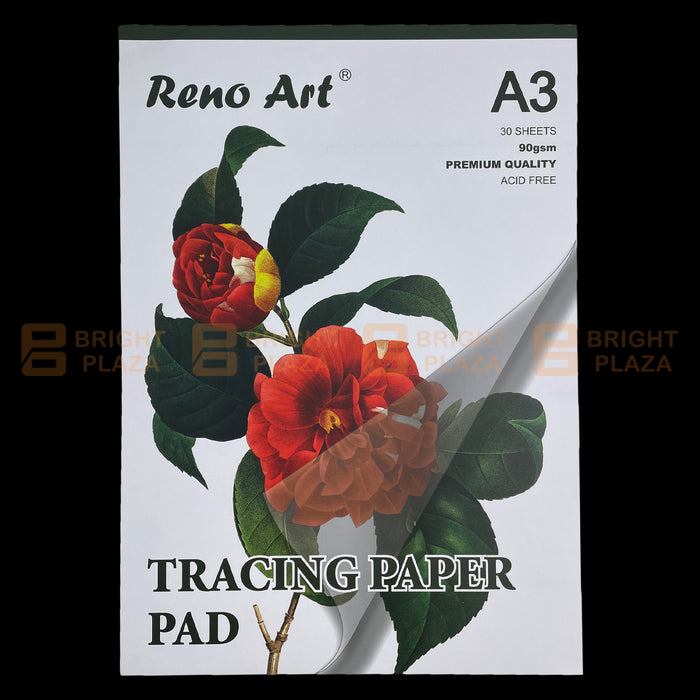 Tracing Paper Pad Book A4 A3 90GSM 30 Sheets Sketching Overlays Drawing Art Craft