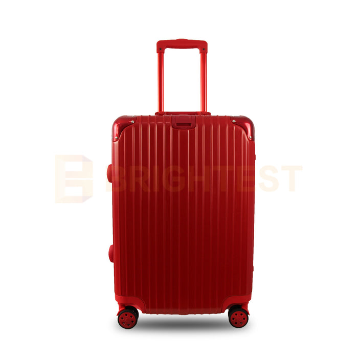 Aluminium Frame Hardcase Suitcase Medium 26” Travel Bag Luggage Trolley Light