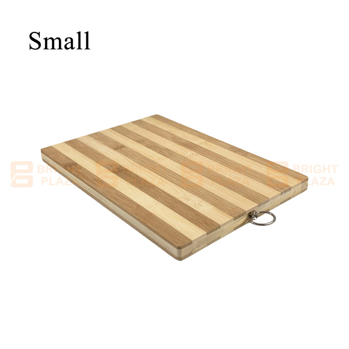 Bamboo Chopping Board For Kitchen Serving Cutting Boards Wooden Food Prep Hook