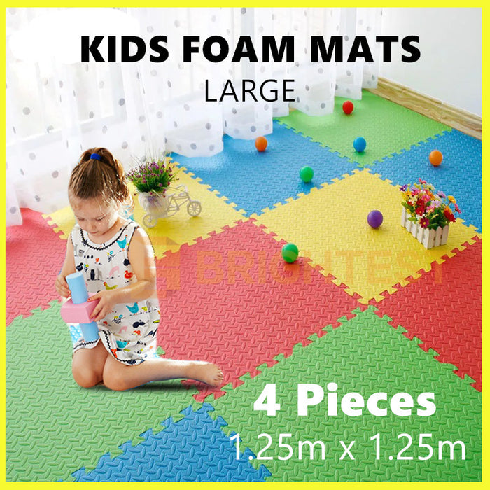 Kids Large Foam Play Mats Floor Baby Eva Mat Interlocking Playmat Puzzle Children