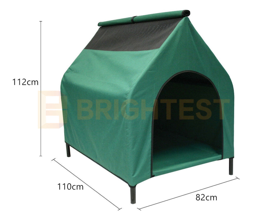 Elevated Pet House Cat Dog Puppy Pet Bed Pet Kennel Waterproof Portable