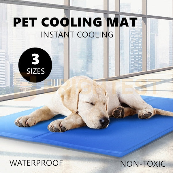 Pet Cooling Mat Dog Bed Cat Cool Beds Puppy Non-Toxic Summer Pad