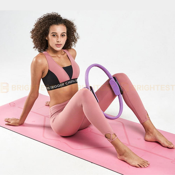 Pilates Ring Exercise Resistance Yoga Gym Rings Fitness Magic Circle Foam Grip