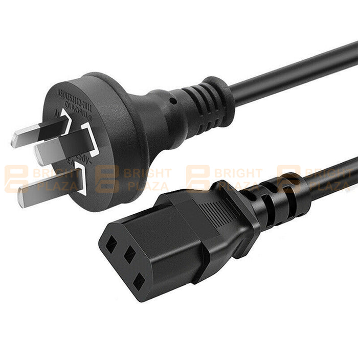 Appliance Power Lead Cable Cord 3 Pin Australian Plug to IEC-C13 Socket 240V 1.5m