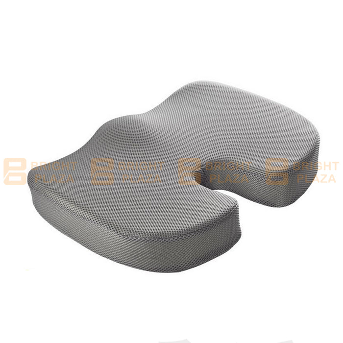 Orthopaedic Memory Foam Seat Cushion Support Back Pain Chair Pillow Car Coccyx