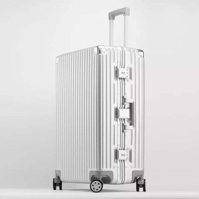 Aluminium Frame Hardcase Suitcase Medium 26” Travel Bag Luggage Trolley Light