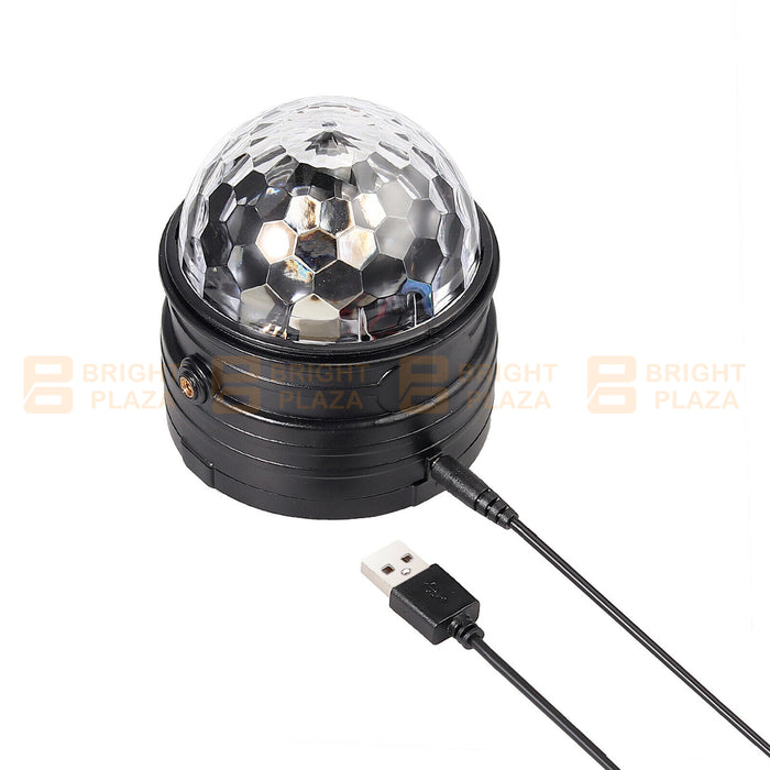 LED Disco Ball DJ Party Light Night Lamp Effect Strobe Remote Lampshade USB Stage