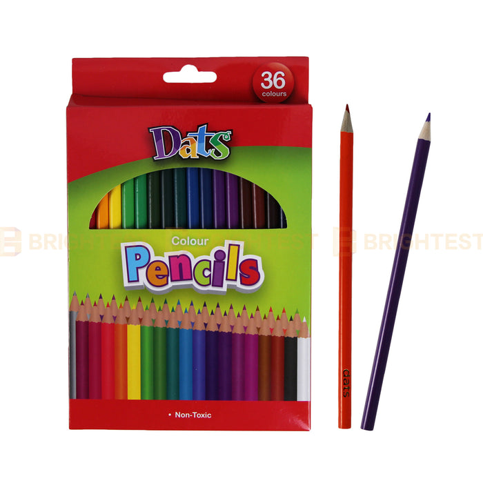 72 x Colouring Colour Pencils Set Art Supplies Sketch Draw Drawing Coloured Kids