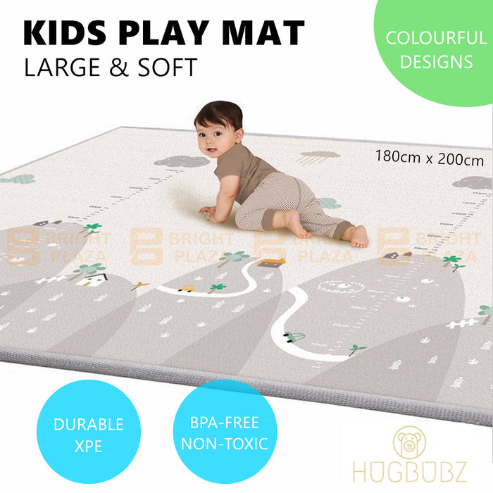Foldable Baby Kids Play Mat Crawling Pad Waterproof Foam Carpet Rug Picnic Cushion