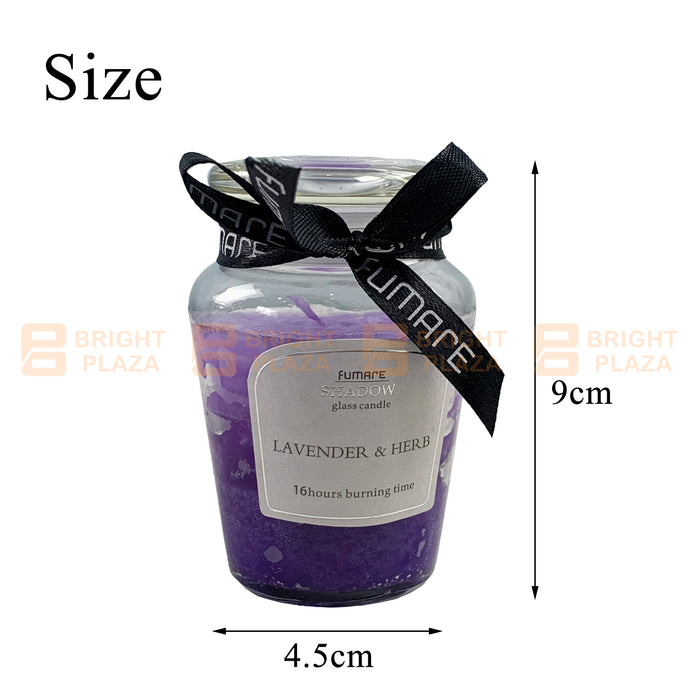 16 Hours Scented Candle in Glass Jar With Lid Cup Candles Weddings Gift Home Décor