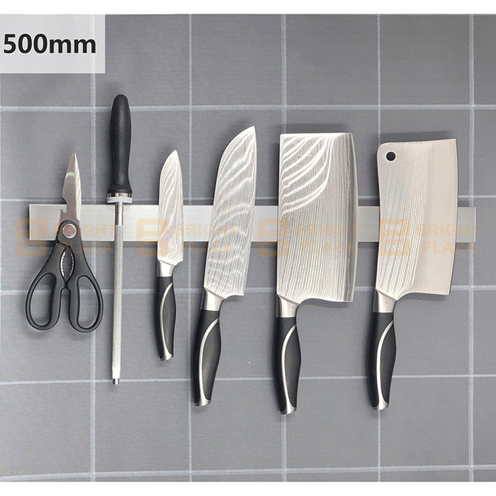 Magnetic Wall Mount Knife Storage Holder Utensil Rack Shelf Kitchen Chef Tool
