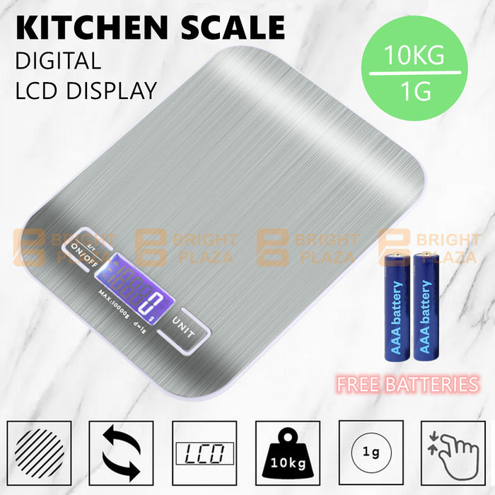 10kg Electronic Digital Kitchen Scale Kitchen Food Weighing Weight Postal Scales LCD